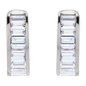 Lab-Grown Diamond Ear Cuff · 0.75 ct — 14K White Gold view 2