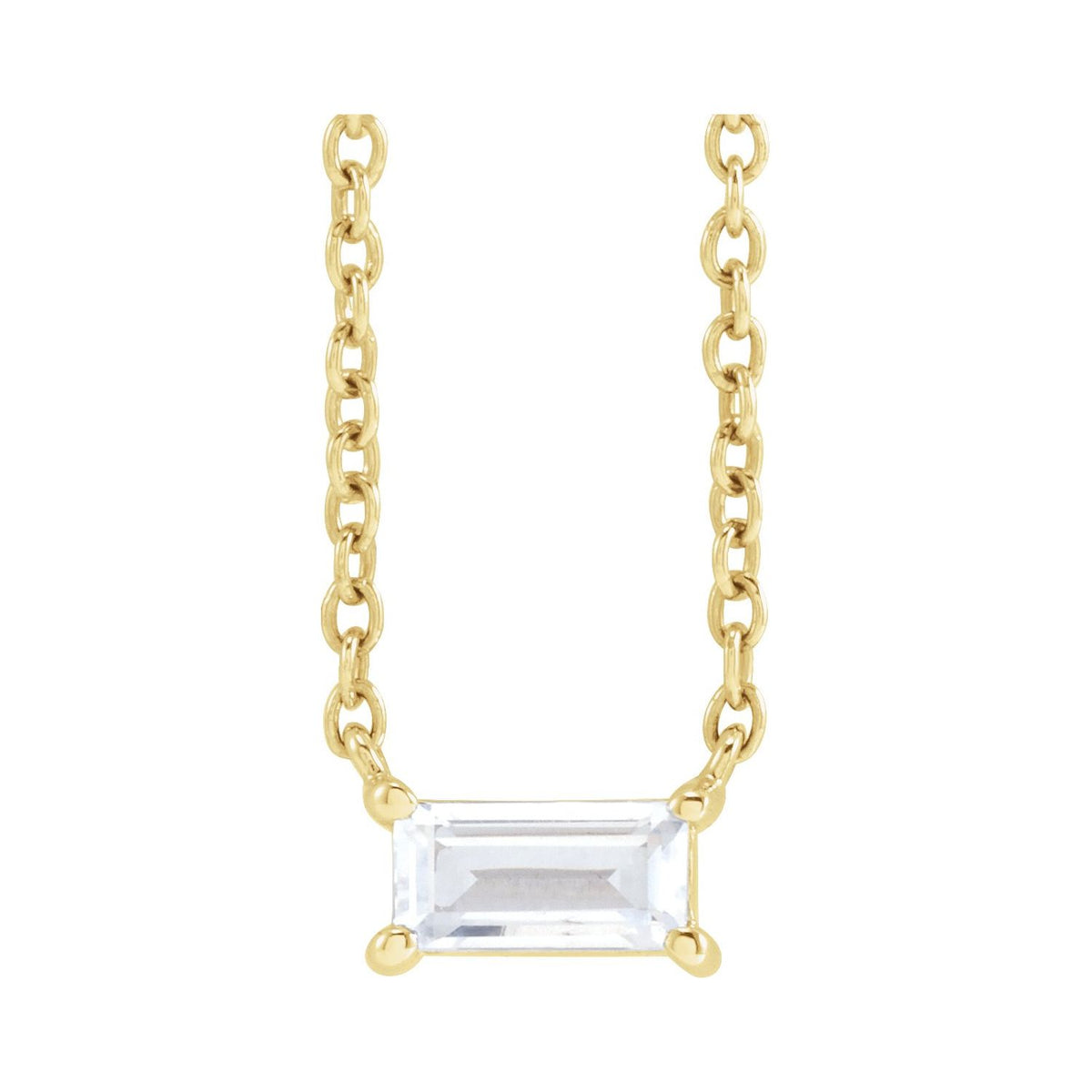 Lab-Grown Diamond Necklace · 8.58 ct — 14K Yellow Gold