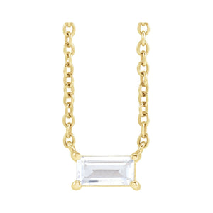 Lab-Grown Diamond Necklace · 8.58 ct — 14K Yellow Gold