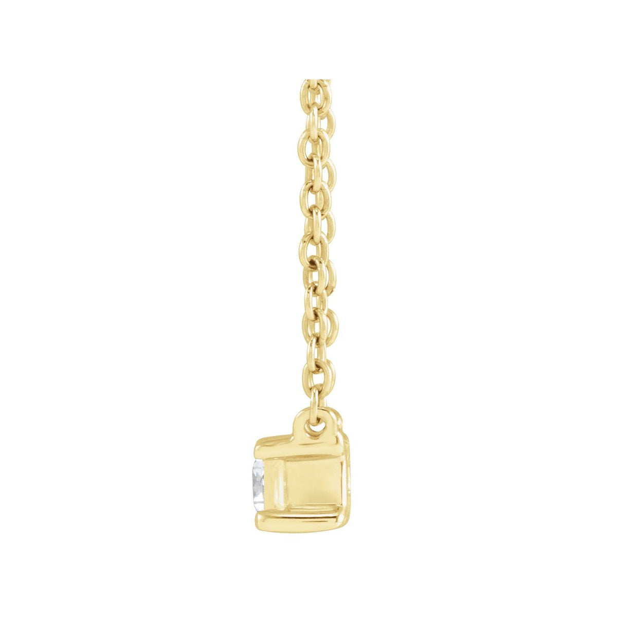 Lab-Grown Diamond Necklace · 8.58 ct — 14K Yellow Gold view 2