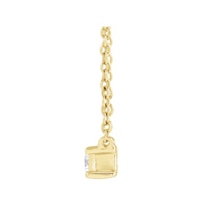 Lab-Grown Diamond Necklace · 8.58 ct — 14K Yellow Gold view 2