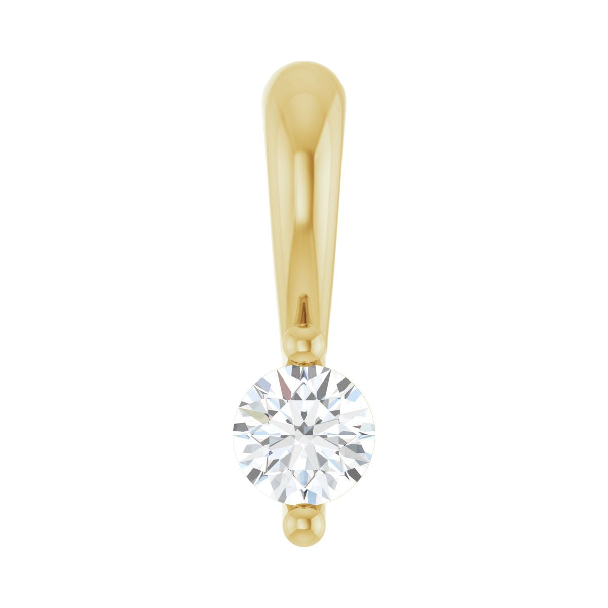 Solitaire Pendant · 2.03–4.25 ct — 14K Yellow Gold