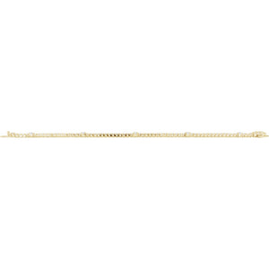 Lab-Grown Diamond Line Bracelet · 1.75 ct — 14K Yellow Gold view 4