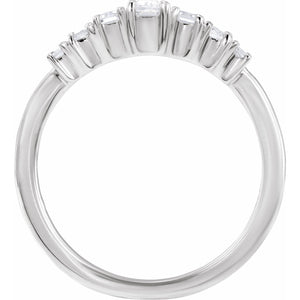 Lab-Grown Diamond Ring · 0.5 ct — 14K White Gold view 2
