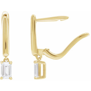 Lab-Grown Diamond Earrings · 0.75 ct — 14K Yellow Gold view 2
