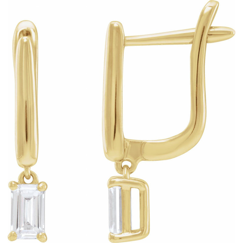 Lab-Grown Diamond Earrings · 0.75 ct — 14K Yellow Gold