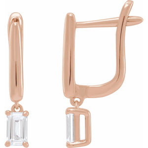 Lab-Grown Diamond Earrings · 0.75 ct — 14K Rose Gold