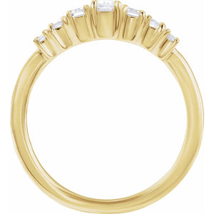 Lab-Grown Diamond Ring · 0.5 ct — 14K Yellow Gold view 2