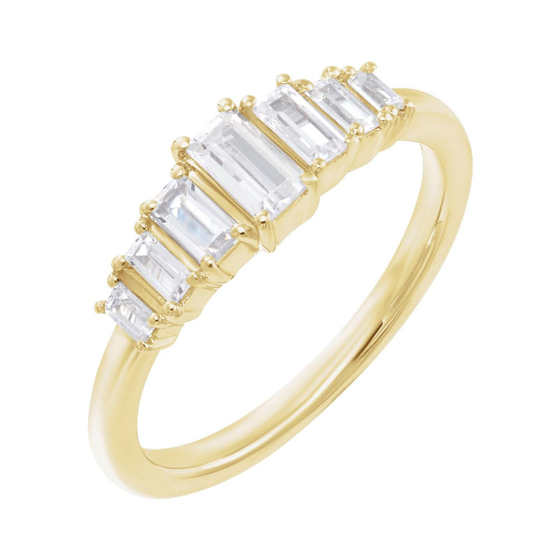 Lab-Grown Diamond Ring · 0.5 ct — 14K Yellow Gold
