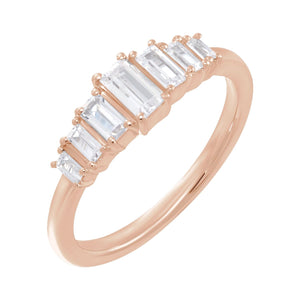 Lab-Grown Diamond Ring · 0.5 ct — 14K Rose Gold