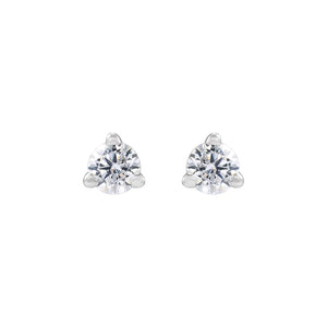Lab-Grown Diamond Stud Earrings · 0.17–1 ct — 14K White Gold view 2