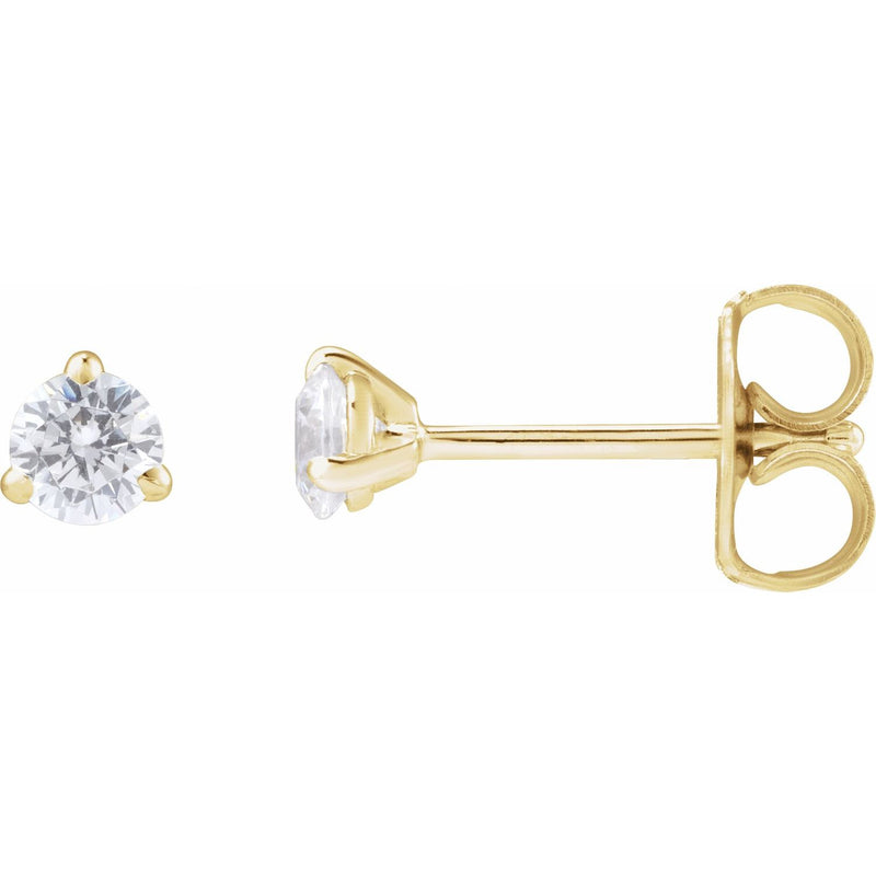 Cocktail-Style Stud Earrings · 0.2–1 ct — 14K Yellow Gold