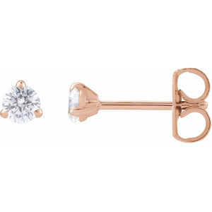 Cocktail-Style Stud Earrings · 0.2–1 ct — 14K Rose Gold