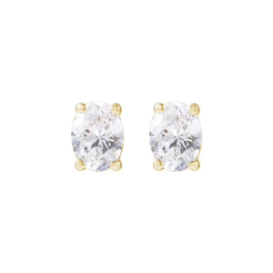 Lab-Grown Diamond Stud Earrings · 0.33–1 ct — 14K Yellow Gold view 2