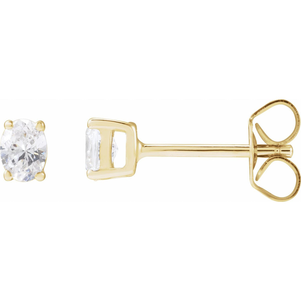 Lab-Grown Diamond Stud Earrings · 0.33–1 ct — 14K Yellow Gold