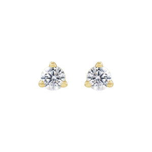 Lab-Grown Diamond Stud Earrings · 0.17–1 ct — 14K Yellow Gold view 2