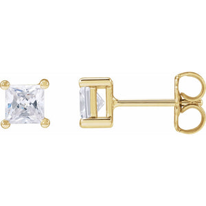 Lab-Grown Diamond Stud Earrings · 0.1–1 ct — 14K Yellow Gold