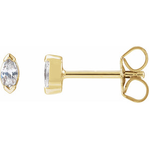 Lab-Grown Diamond Stud Earrings · 0.17–0.5 ct — 14K Yellow Gold