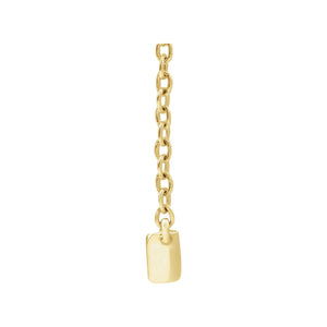 Lab-Grown Bar Necklace · 5.38 ct — 14K Yellow Gold view 2