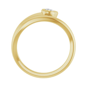 Solitaire Ring · 0.17 ct — 14K Yellow Gold view 2