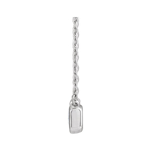 Lab-Grown Diamond Necklace · 9.5 ct — 14K White Gold view 2