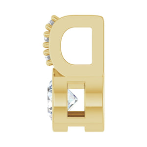 Accented Bezel-Set Pendant · 4.25–6.75 ct — 14K Yellow Gold view 3