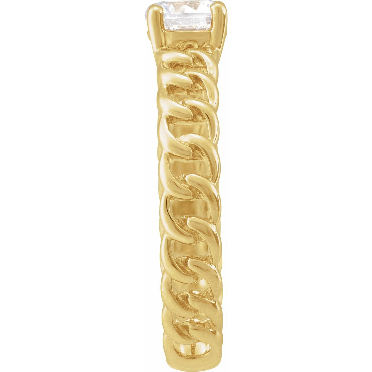 Lab-Grown Diamond Ring · 0.5 ct — 14K Yellow Gold view 2