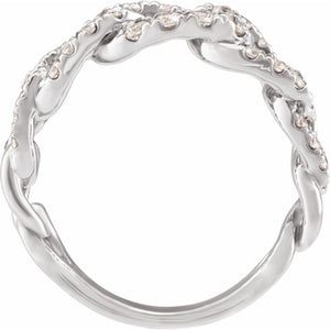 Lab-Grown Diamond Ring · 1 ct — 14K White Gold view 2