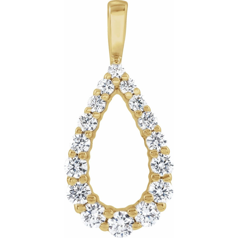Lab-Grown Diamond Pendant · 2.43 ct — 14K Yellow Gold
