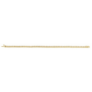 Lab-Grown Diamond Line Bracelet · 5 ct — 14K Yellow Gold view 4
