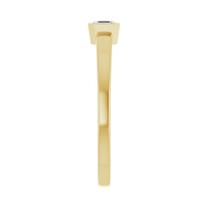 Bezel-Set Solitaire Ring · 0.25 ct — 14K Yellow Gold view 4
