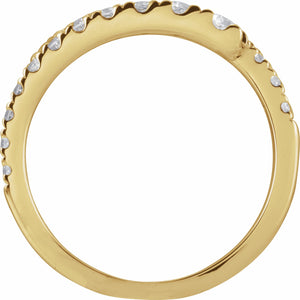 Lab-Grown Diamond Bypass Ring · 0.9 ct — 14K Yellow Gold view 2