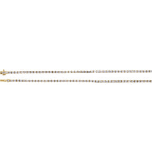 Lab-Grown Diamond Line Necklace · 16.85 ct — 14K Yellow Gold view 2