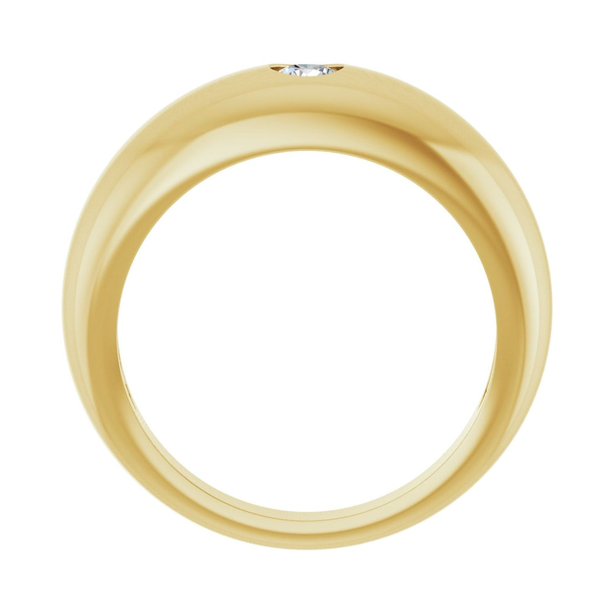 Solitaire Ring · 0.25 ct — 14K Yellow Gold view 2