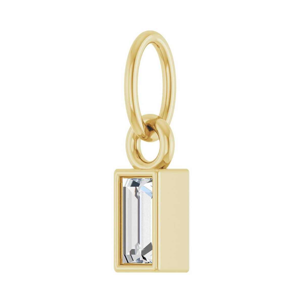 Solitaire Necklace · 6.1–9.38 ct — 14K Yellow Gold view 2