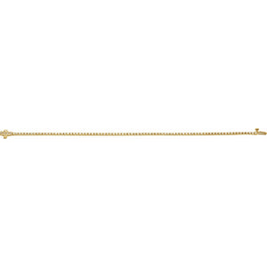 Line Bracelet · 0.88 ct — 14K Yellow Gold view 2