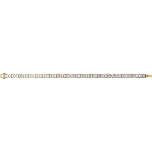 Lab-Grown Diamond Line Bracelet · 10.5 ct — 14K Yellow Gold view 2