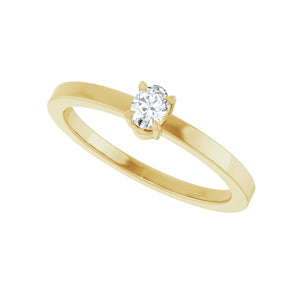 Claw-Prong Solitaire Ring · 0.17–0.25 ct — 14K Yellow Gold view 5