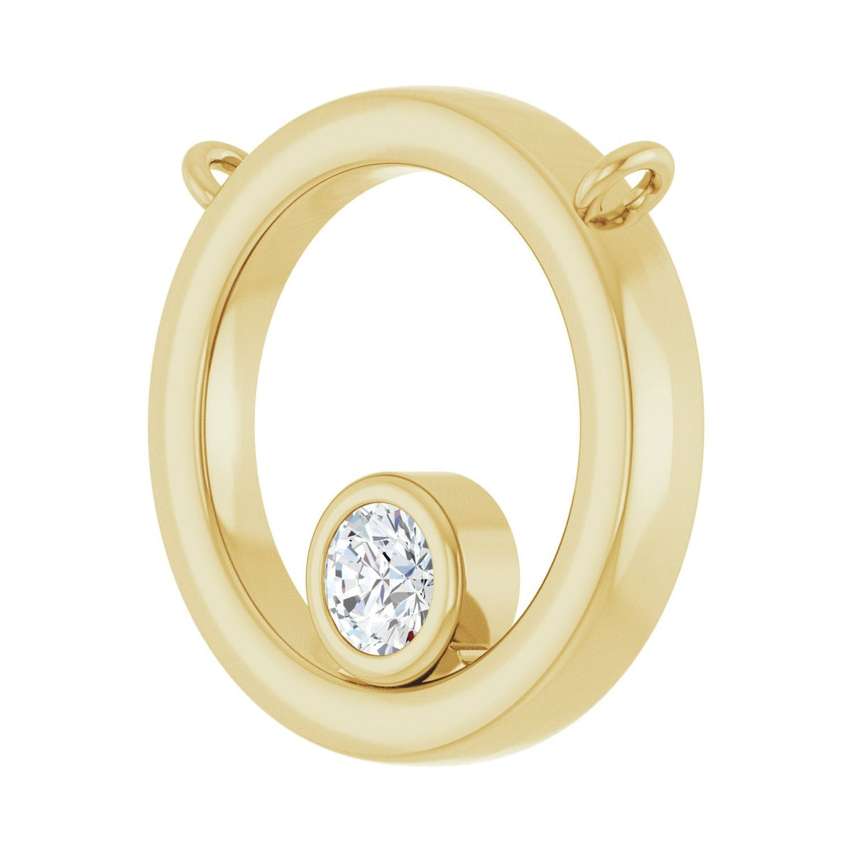 Geometric Necklace · 3.57 ct — 14K Yellow Gold view 2
