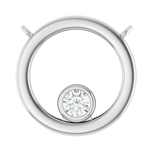 Geometric Necklace · 3.57 ct — 14K White Gold