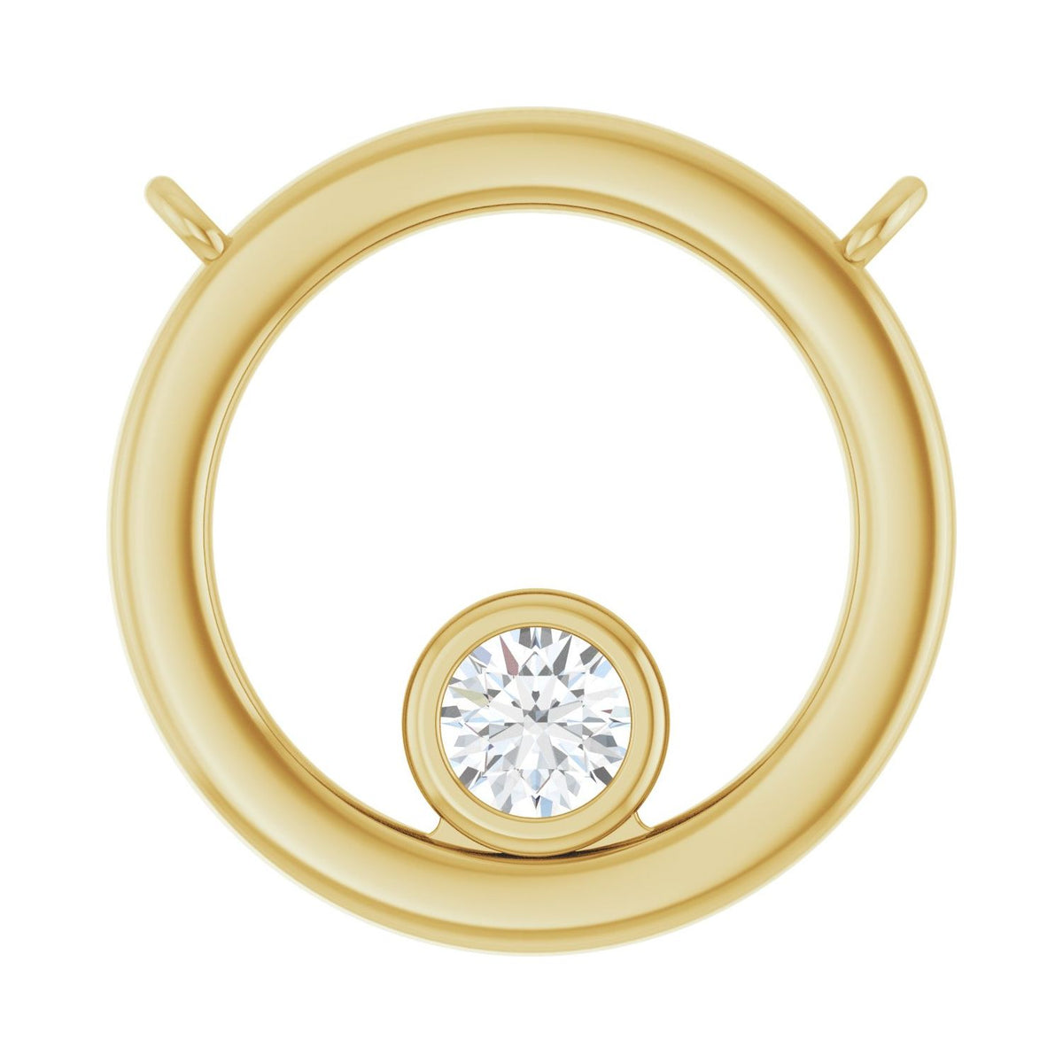 Geometric Necklace · 3.57 ct — 14K Yellow Gold
