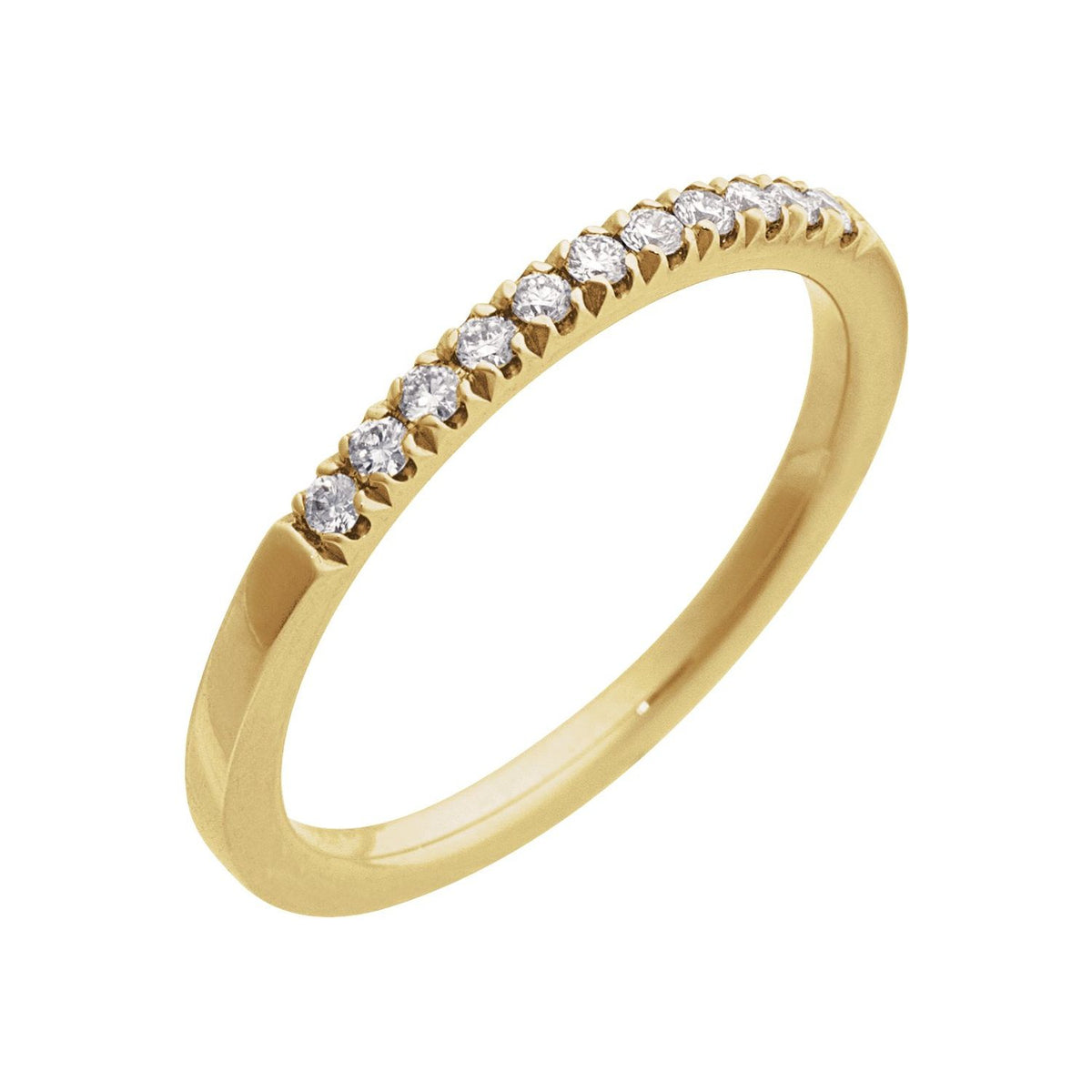 Birthstone Stackable Ring · 0.17–0.5 ct — 14K Yellow Gold
