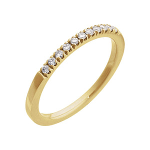 Birthstone Stackable Ring · 0.17–0.5 ct — 14K Yellow Gold