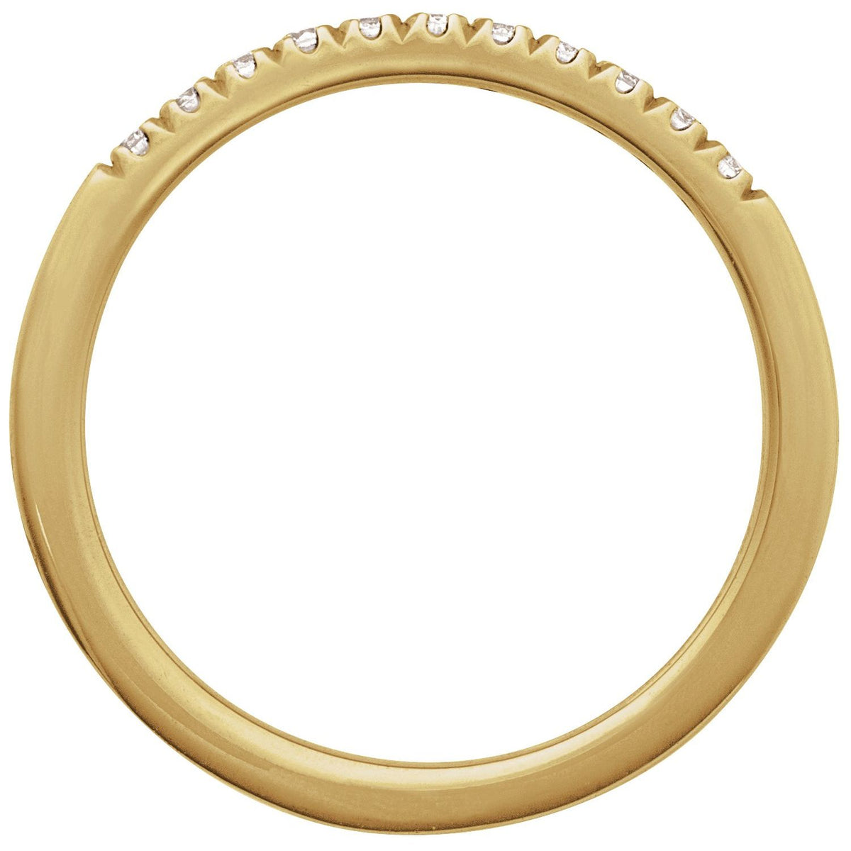 Birthstone Stackable Ring · 0.17–0.5 ct — 14K Yellow Gold view 2