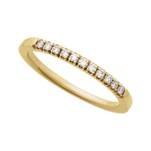 Birthstone Stackable Ring · 0.17–0.5 ct — 14K Yellow Gold view 4