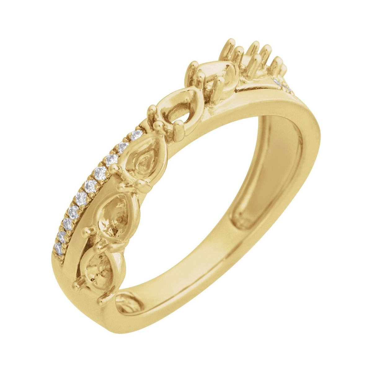 Accented Ring · 0.08–1.13 ct — 14K Yellow Gold