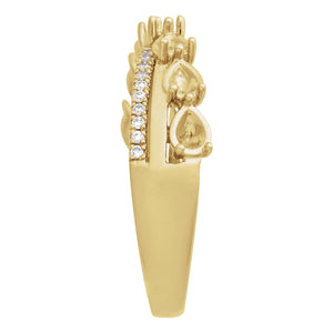 Accented Ring · 0.08–1.13 ct — 14K Yellow Gold view 3