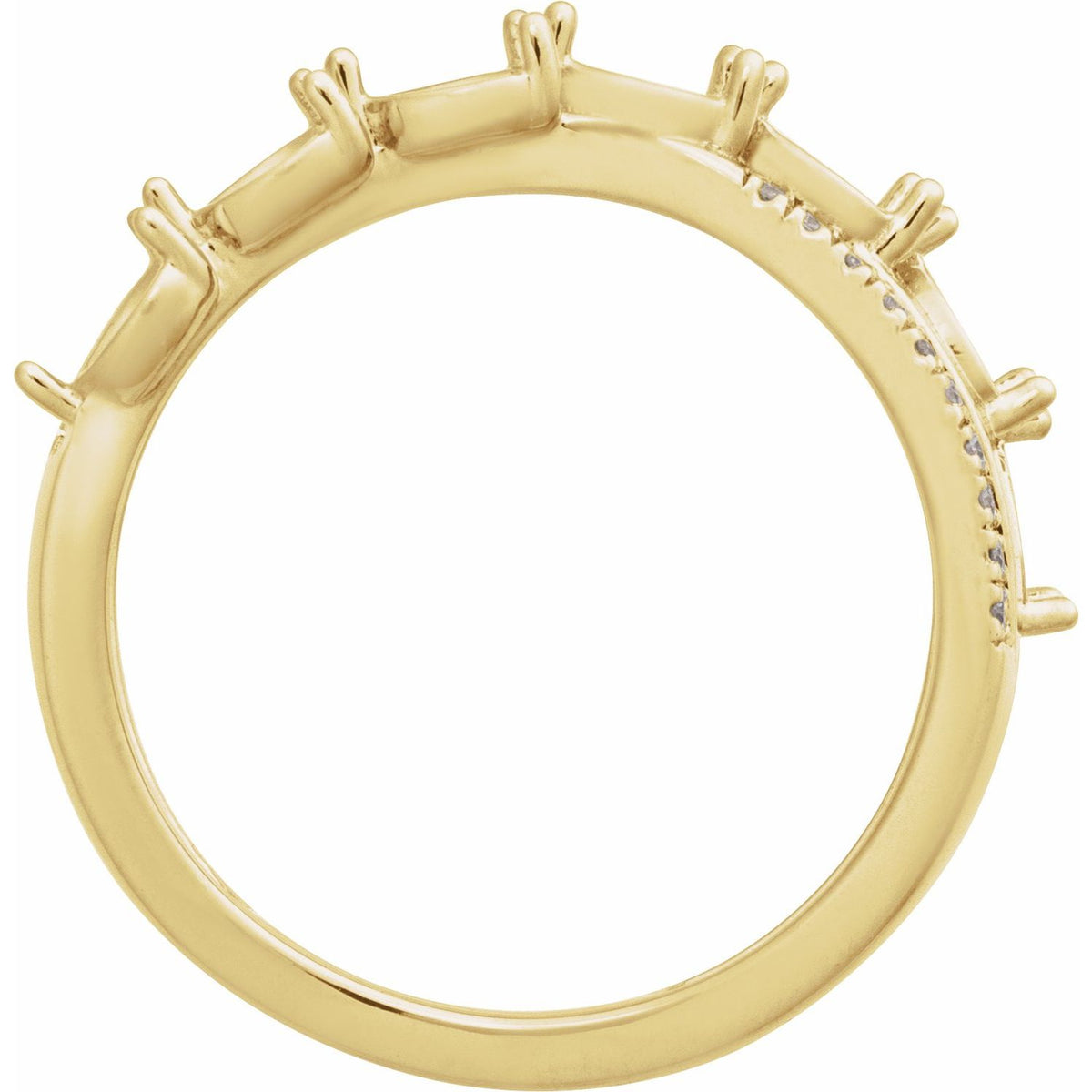 Accented Ring · 0.08–1.13 ct — 14K Yellow Gold view 2