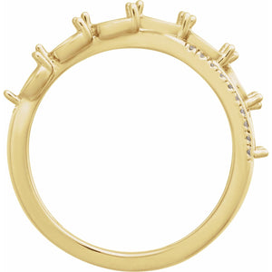 Accented Ring · 0.08–1.13 ct — 14K Yellow Gold view 2