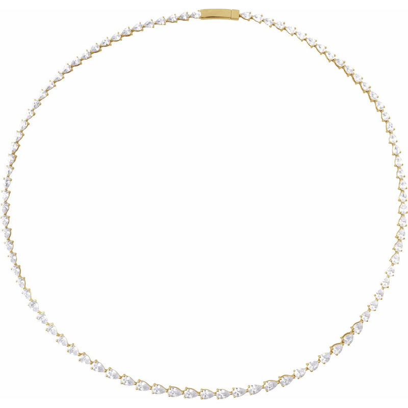 Line Necklace · 17.8 ct — 14K Yellow Gold